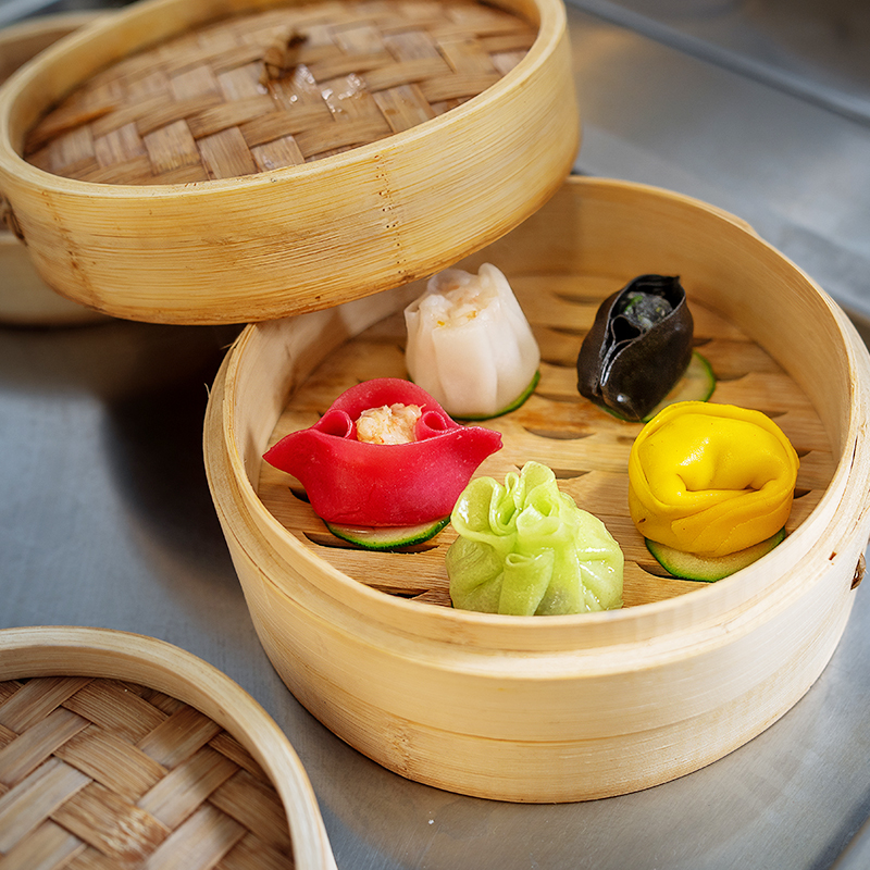 Rhoncus textile Bamboo Steamer Pot
